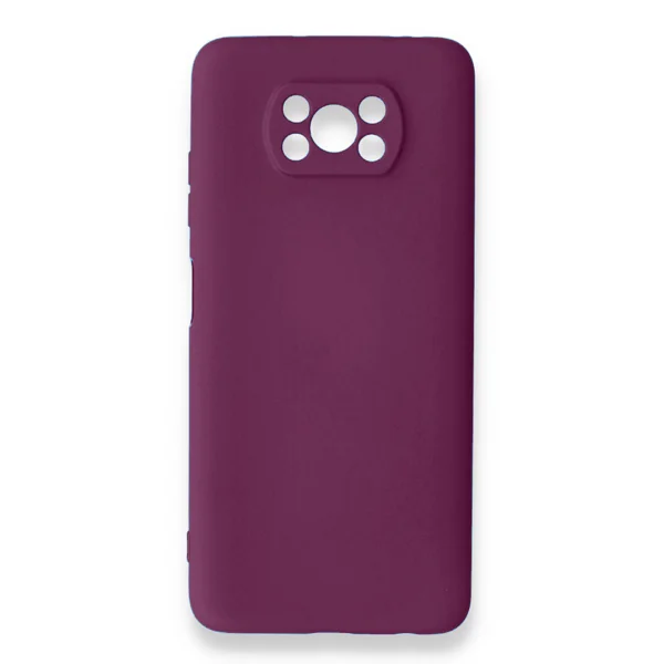 Nettech Xiaomi Poco X3 NFC Uyumlu Nano Arka Koruma Kılıf (Mürdüm) NT-87720 - 1