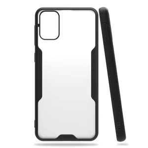Nettech Samsung Galaxy M21 Uyumlu Platin Seri Arka Koruma Kılıf (Siyah) NT-86367