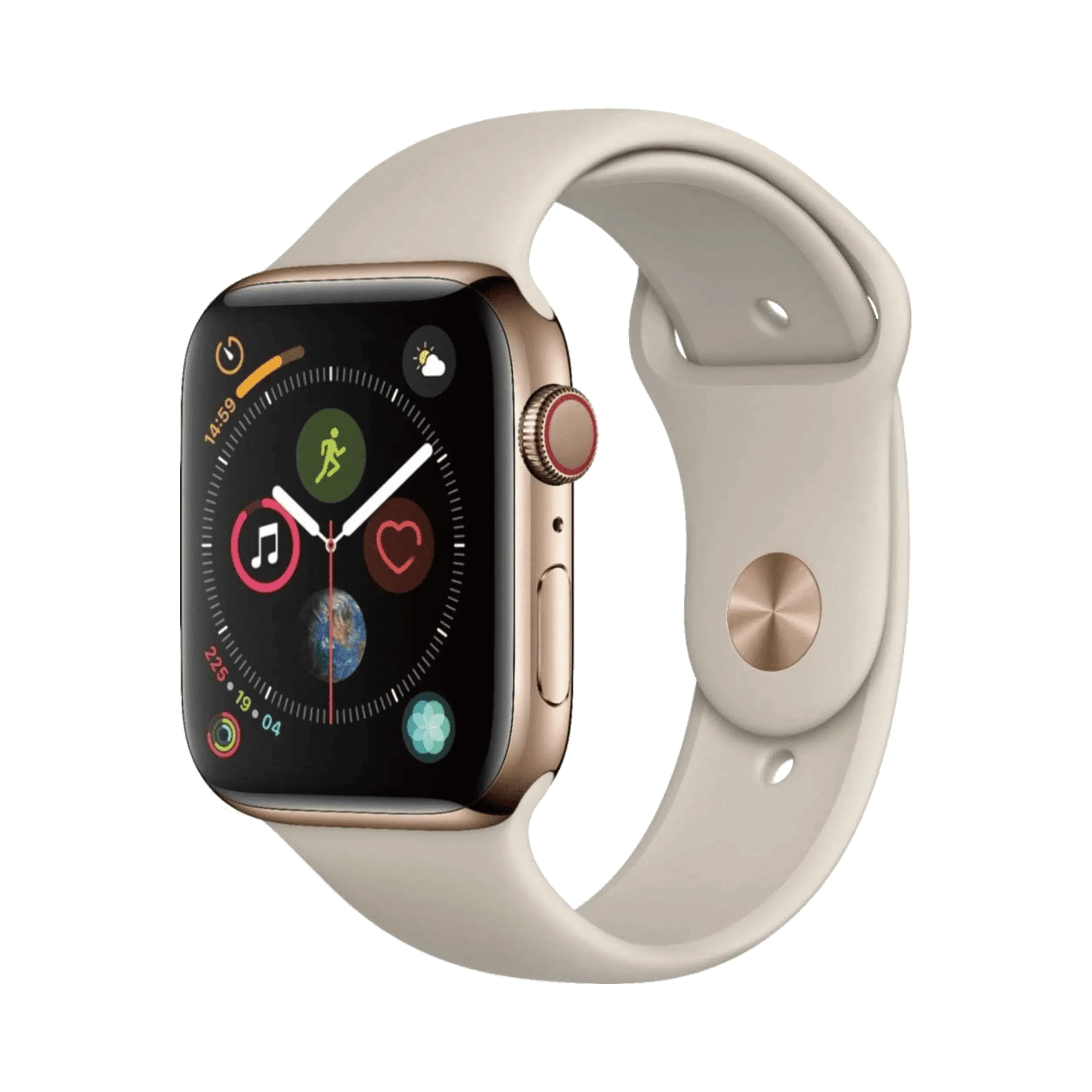 Apple Watch Series 4 - Paslanmaz Çelik - 44mm - Cellular - Altın