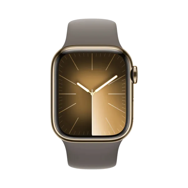 Apple Watch Series 9 - Paslanmaz Çelik - 41mm - Cellular - Altın