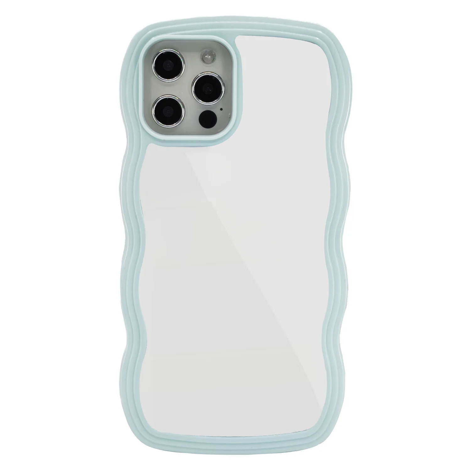 Nettech Apple iPhone 12 Pro Max Uyumlu Aynalı Seri Arka Koruma Kılıf (Turkuaz) NT-96279