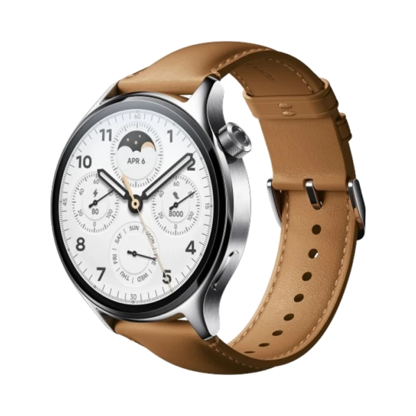Xiaomi Watch S1 Pro - Paslanmaz Çelik - 46mm - Bluetooth - Kahverengi - 1