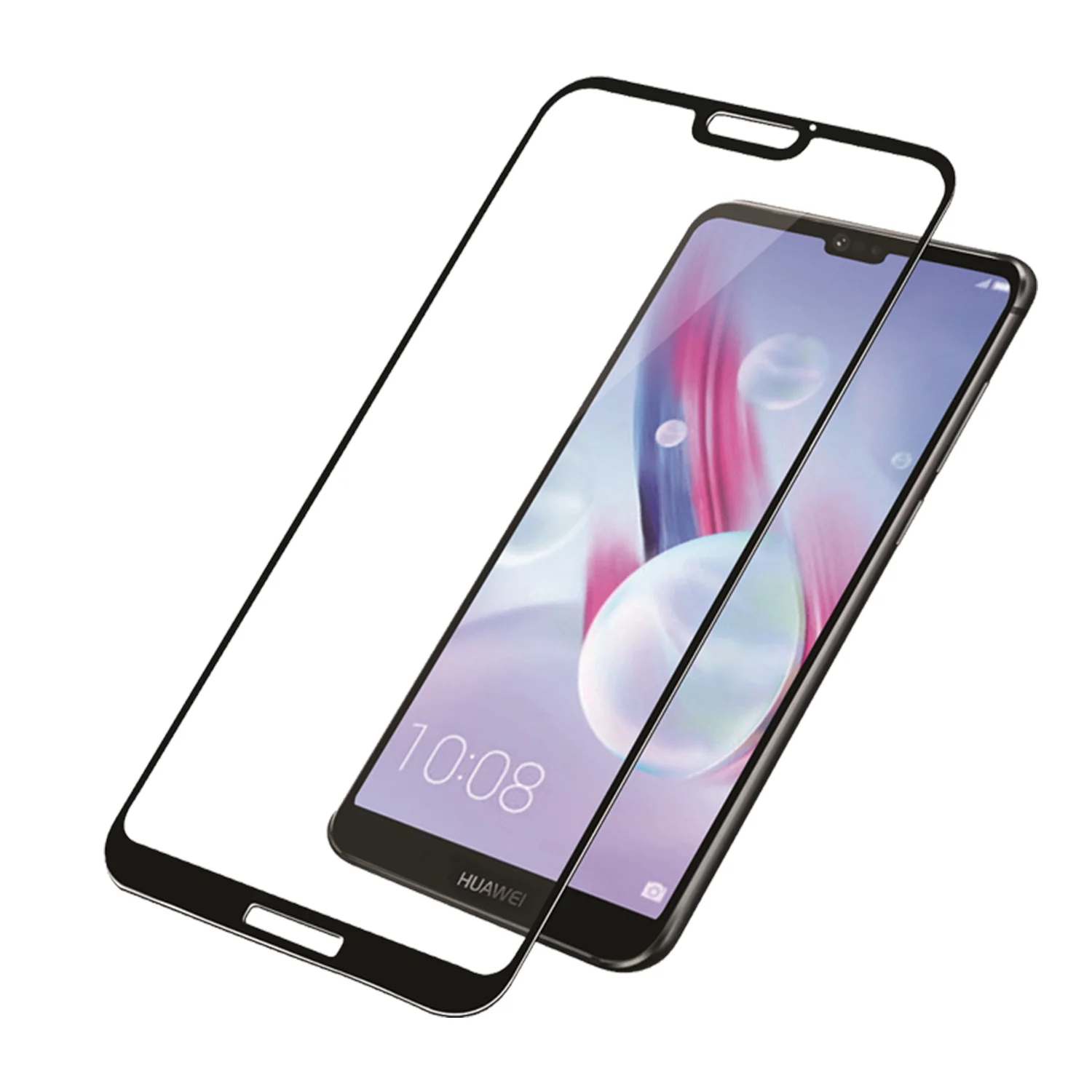 Nettech Huawei P20 Lite Uyumlu Ön Koruma Mat Seramik Nano Ekran Koruyucu (Siyah) NT-88565