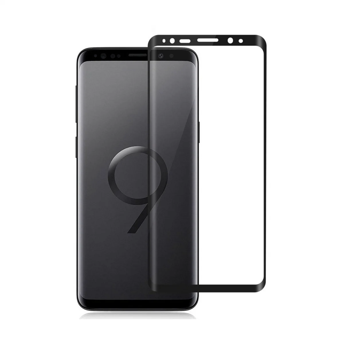 Nettech Samsung Galaxy G965 S9 Plus Uyumlu Ön Koruma Polymer Nano Ekran Koruyucu (Siyah) VR-14897