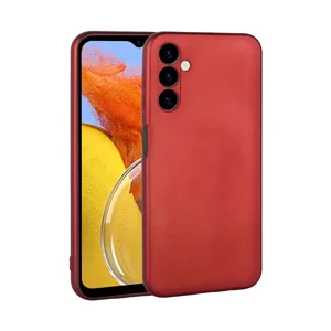 Galaxy M14 Kılıf Zore Premier Silikon Kapak - Kırmızı