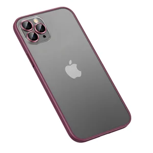 Apple iPhone 12 Pro Max Kılıf Zore Retro Kapak - Koyu Mor