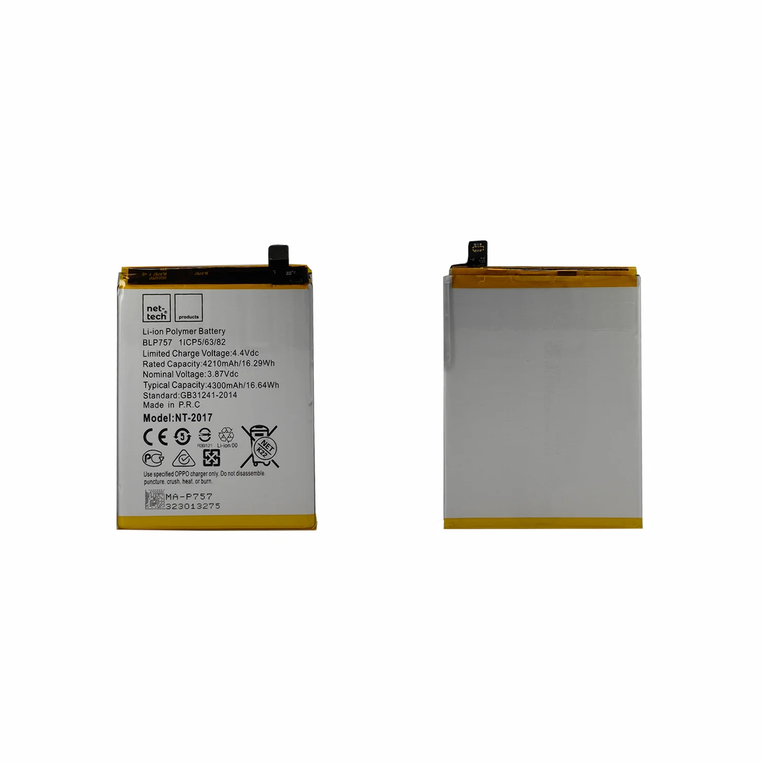 Teknonet Realme C25Y Uyumlu Nettech BLP757 4300 mAh Batarya NT-93134