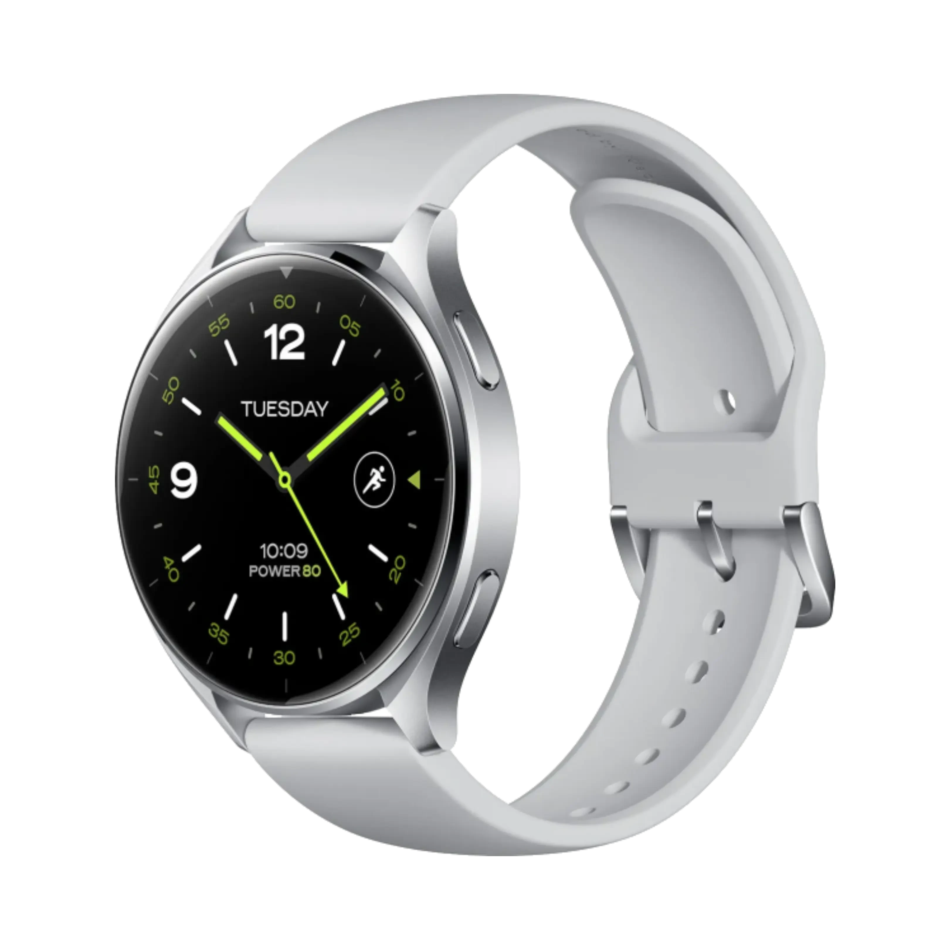 Xiaomi Watch 2 - Plastik - 46mm - Wi-Fi - Gümüş