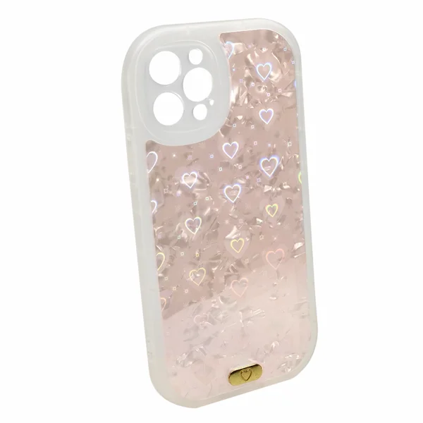 Nettech Apple iPhone 12 Pro Uyumlu Desenli Prizma Seri Arka Koruma Kılıf (Pembe) NT-97045 - 2