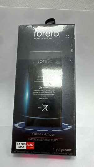 12 Pro Max Tak Çalıştır Pil