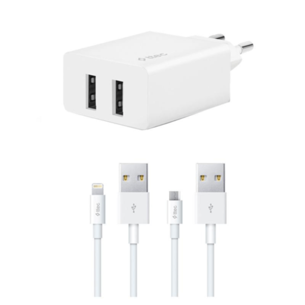 Ttec SmartCharger Duo 2.4A Seyahat Şarj Aleti Çift USB 2SCS21DB - 2