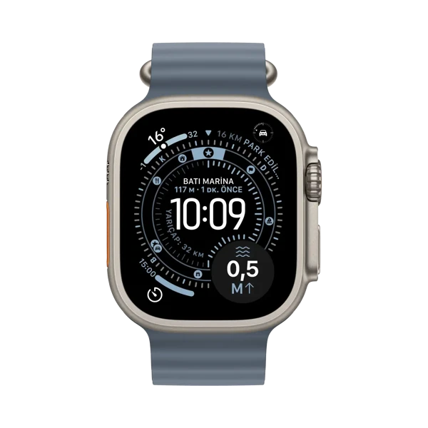 Apple Watch Ultra 3 - Titanyum - 49mm - GPS + Cellular - Natürel - 2