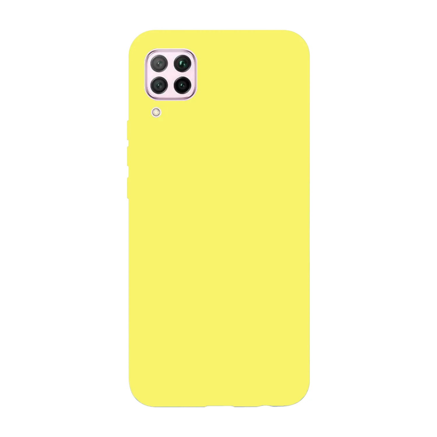 Nettech Huawei P40 Lite Uyumlu Nano Arka Koruma Kılıf (Sarı) NT-82051