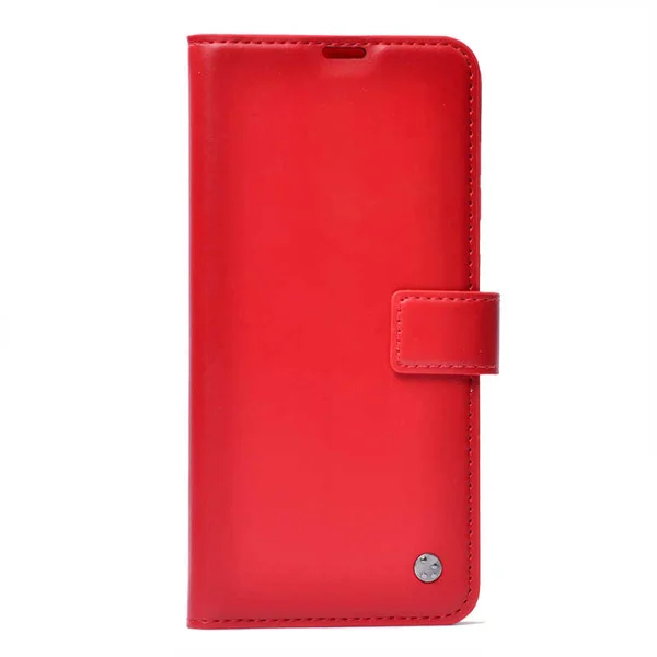 Galaxy S20 FE Kılıf Zore Kar Deluxe Kapaklı Kılıf - Kırmızı - 1