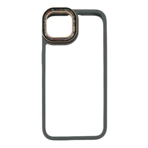 Nettech Apple iPhone 14 Uyumlu NT-N027 Diamond Arka Koruma Kılıf (Gri) NT-106902