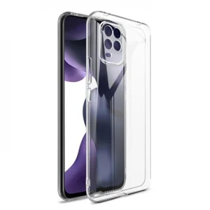 Nettech Xiaomi Mi 10 Lite Uyumlu Lüx Seri Kamera Korumalı Arka Koruma Kılıf (Şeffaf) NT-87109