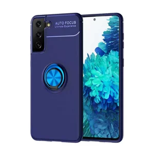 Galaxy S21 Kılıf Zore Ravel Silikon Kapak - Mavi