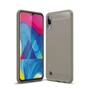 Galaxy M10 Kılıf Zore Room Silikon Kapak - Gri