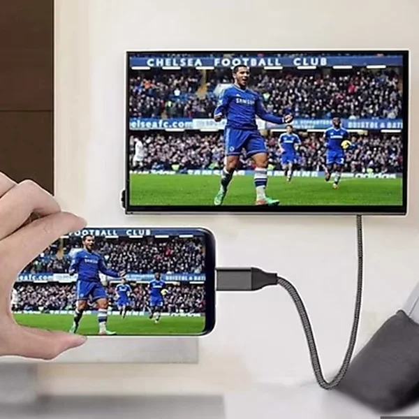 Nettech Plastik 200 Cm Micro + USB To Hdmi Kablo (Siyah) NT-14777 - 3