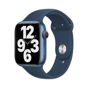 Apple Watch Series 7 - Alüminyum - 45mm - Cellular - Mavi
