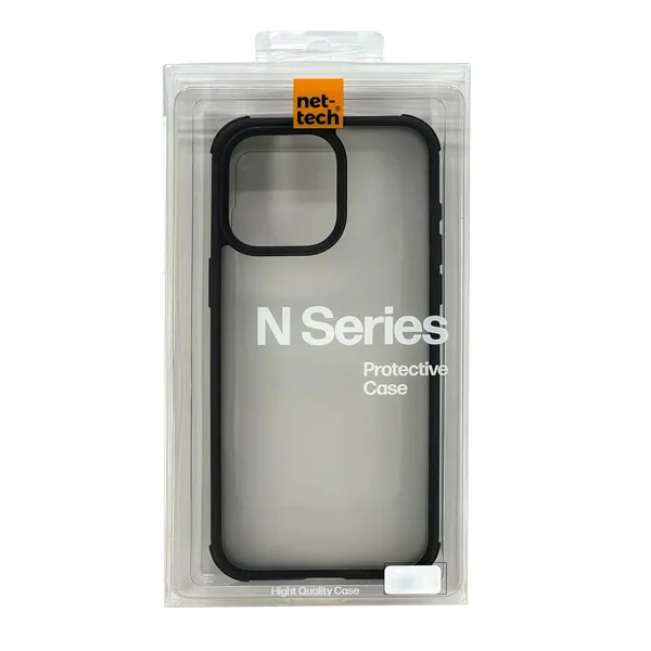 Nettech Apple iPhone 15 Pro Uyumlu Sunday Seri Arka Koruma Kılıf (Siyah) NT-104567 - 3