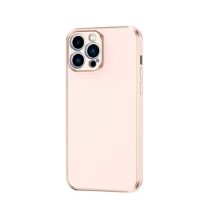 Apple iPhone 13 Pro Max Kılıf Zore Bark Kapak - Rose Gold