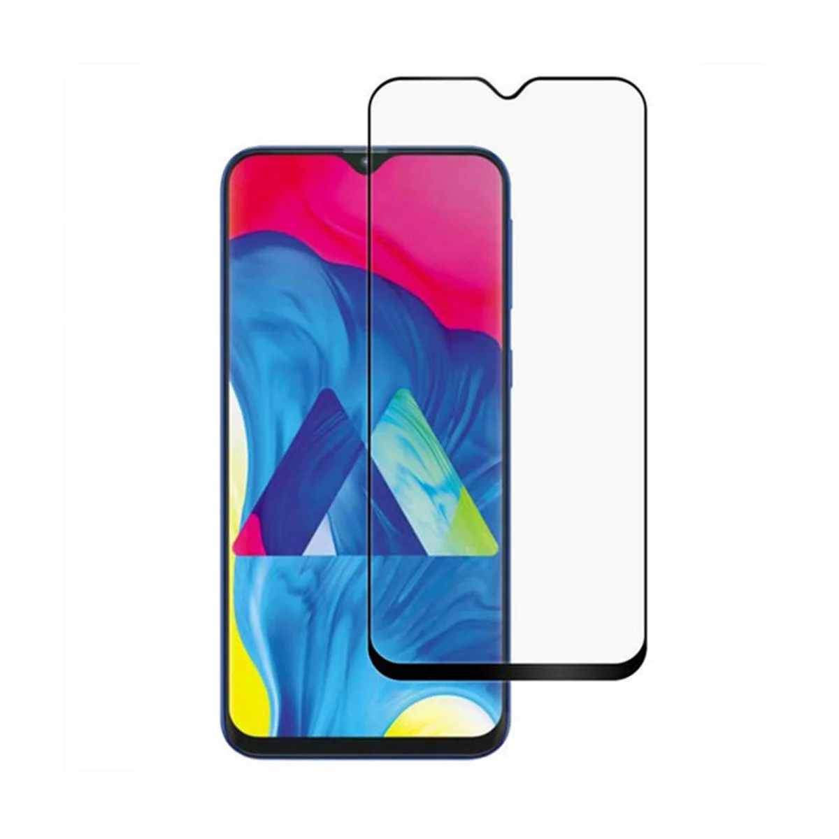 Helt Samsung Galaxy M10 Uyumlu Ön Koruma Nano Ekran Koruyucu (Siyah) VR-14892
