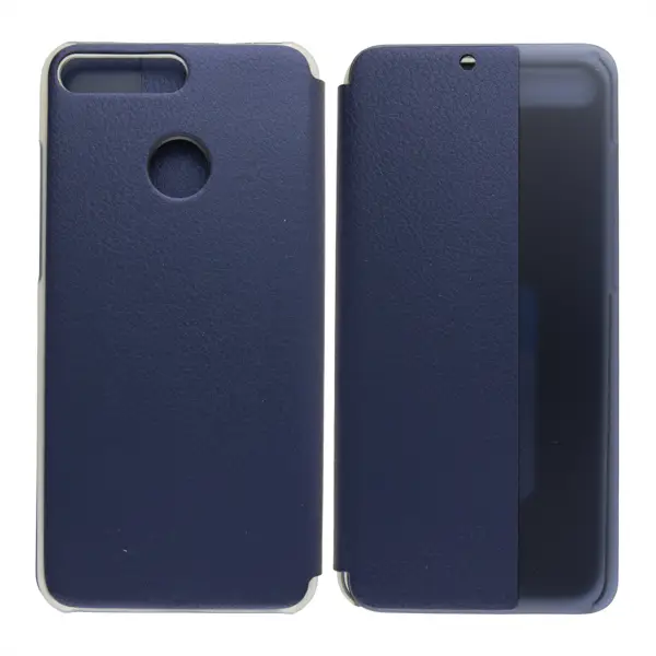 Nettech Huawei Y6 2018 Uyumlu Smart View Kapaklı Kılıf (Lacivert) VR-17871