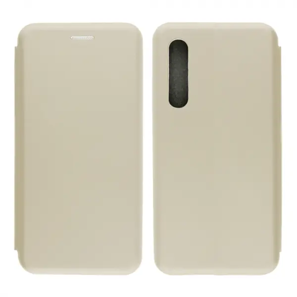 Nettech Xiaomi Mi 9 Se Uyumlu Lüx Seri Kapaklı Kılıf (Gold) VR-18148