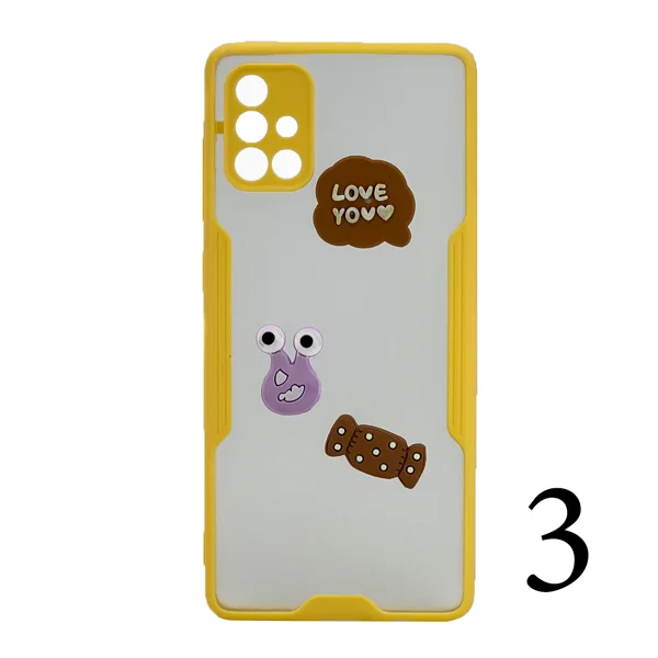 Nettech Samsung Galaxy A71 Uyumlu Maskot Seri Arka Koruma Kılıf (Karışık Renk) NT-106245 - 3