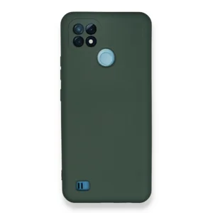 Nettech Realme C21 Uyumlu Nano Arka Koruma Kılıf (Yeşil) NT-90191