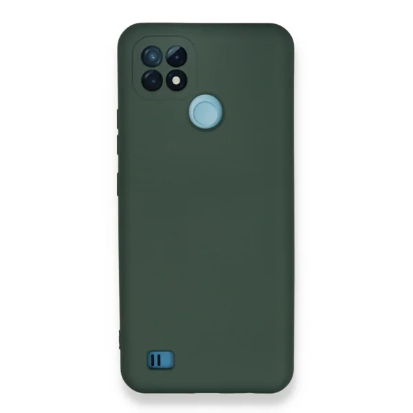 Nettech Realme C21 Uyumlu Nano Arka Koruma Kılıf (Yeşil) NT-90191 - 1