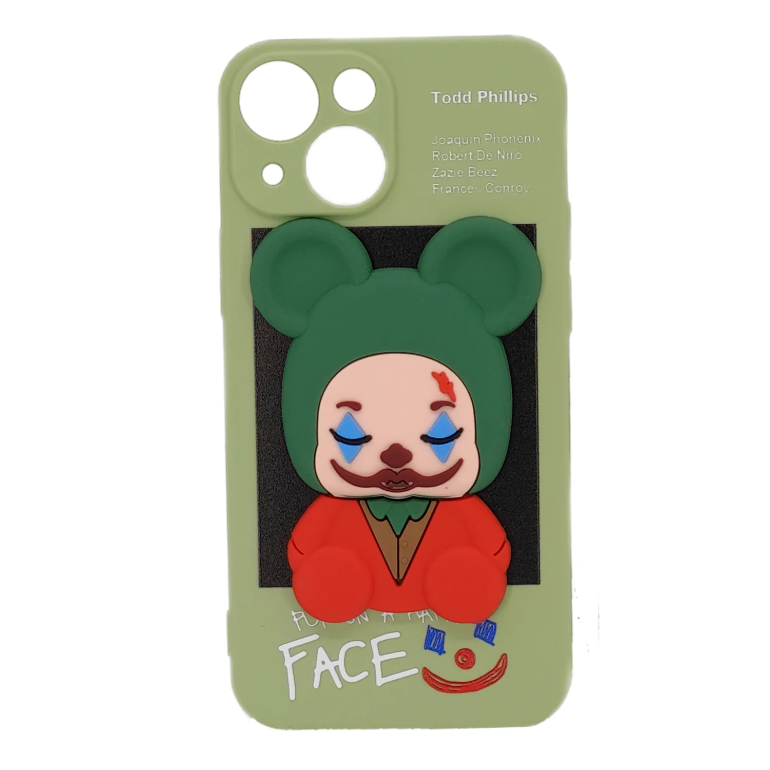 Nettech Apple iPhone 13 Mini Uyumlu Three D Case Seri Arka Koruma Kılıf (Yeşil) NT-95096