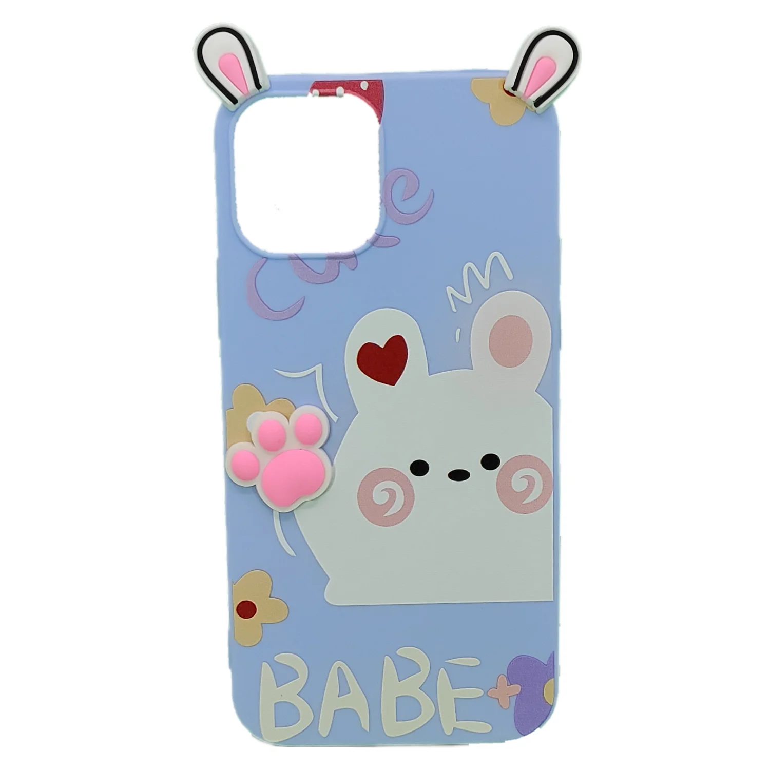 Nettech Apple iPhone 12 Pro Uyumlu Sevimli Ayı Seri Arka Koruma Kılıf (Çeşitli Renk) NT-95156