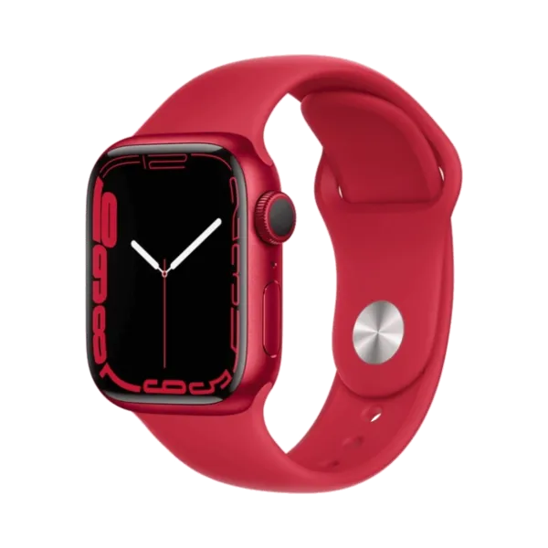 Apple Watch Series 7 - Alüminyum - 41mm - Cellular - Kırmızı - 3