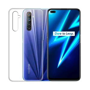Nettech Realme 6 Pro Uyumlu Tıpalı Şeffaf Seri Arka Koruma Kılıf (Şeffaf) NT-82273