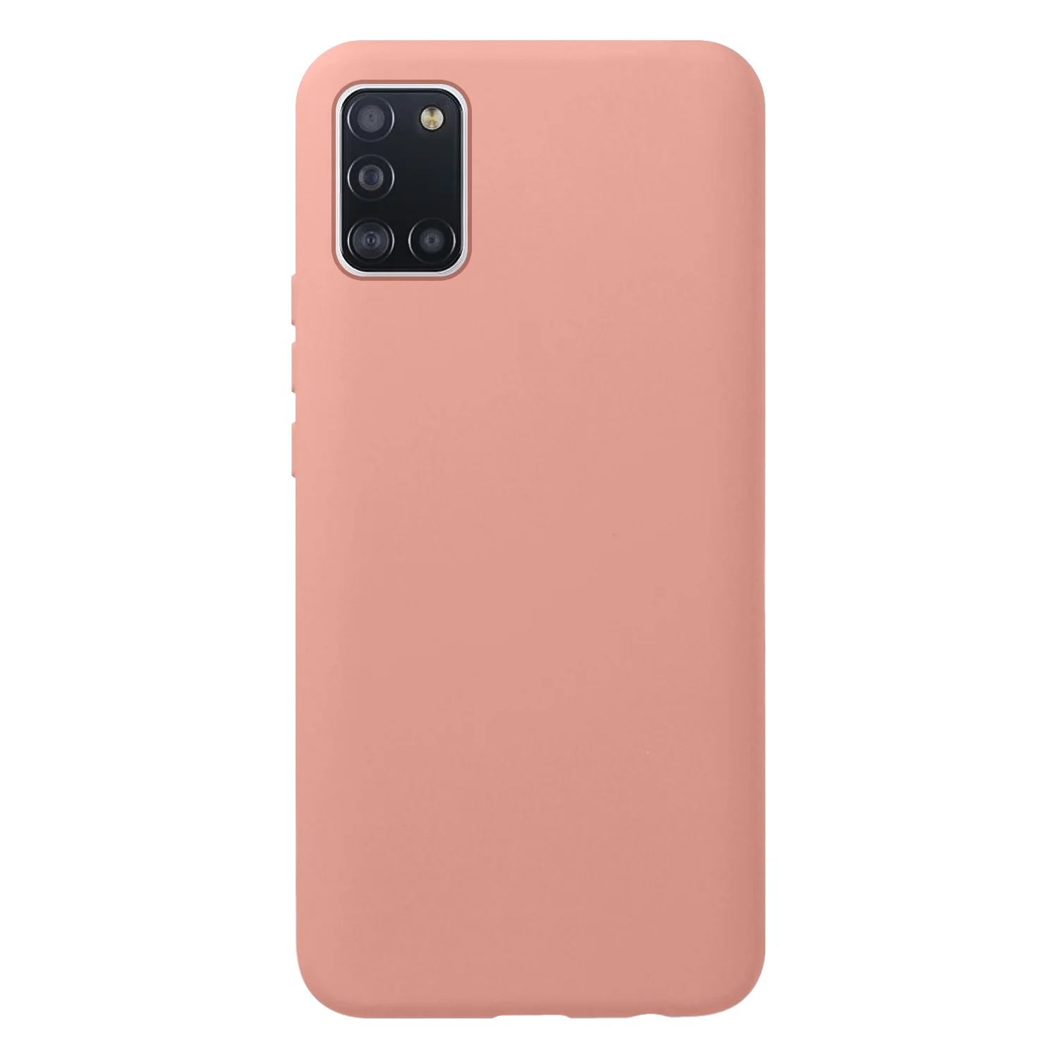 Nettech Samsung Galaxy A31 Uyumlu Nano Arka Koruma Kılıf (Pembe) NT-81934
