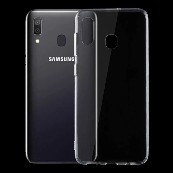 Galaxy A30 Kılıf Zore Süper Silikon Kapak - Renksiz - 1
