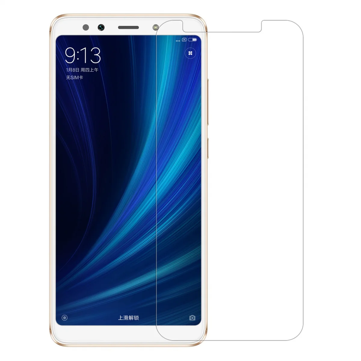 Nettech Xiaomi Mi A2 Uyumlu Ön Koruma Cam Ekran Koruyucu NT-28926