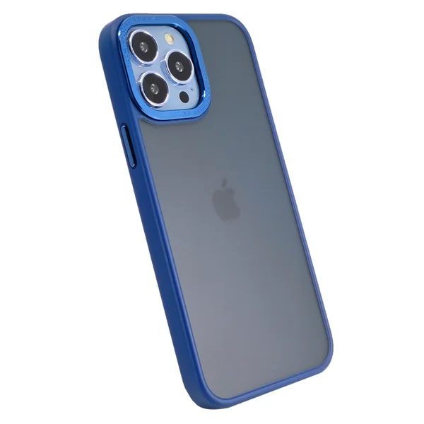 Nettech Apple iPhone 13 Pro Max Uyumlu Kamera Metal Çerçeve Seri Arka Koruma Kılıf (Siyah) NT-94706 - 2