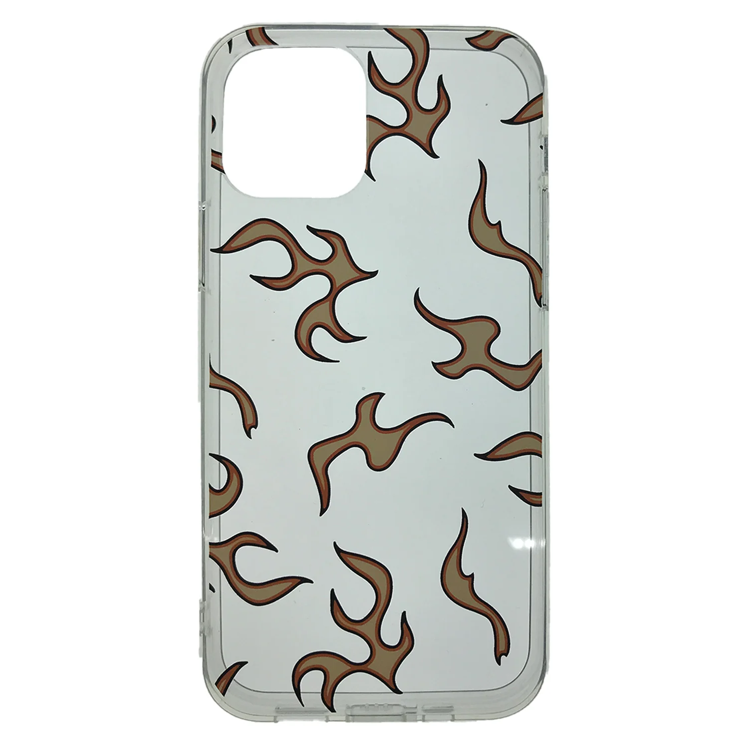 Nettech Apple iPhone 12 Pro Uyumlu Desen Tasarım Seri Arka Koruma Kılıf (Şeffaf) NT-92017