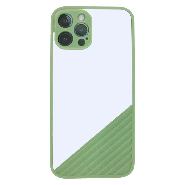 Nettech Apple iPhone 12 Pro Uyumlu Tırtıklı Seri Arka Koruma Kılıf (Açık Yeşil) NT-88175 - 2