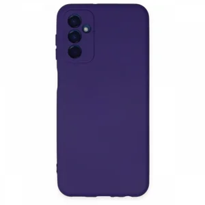Nettech Samsung Galaxy A04S Uyumlu Lansman Seri Arka Koruma Kılıf (Derin Mor) NT-100057