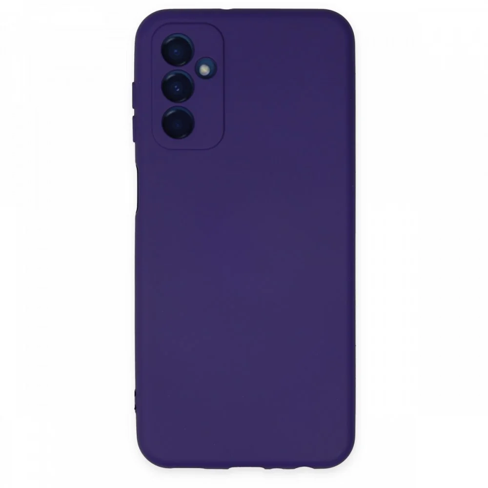 Nettech Samsung Galaxy A04S Uyumlu Lansman Seri Arka Koruma Kılıf (Derin Mor) NT-100057