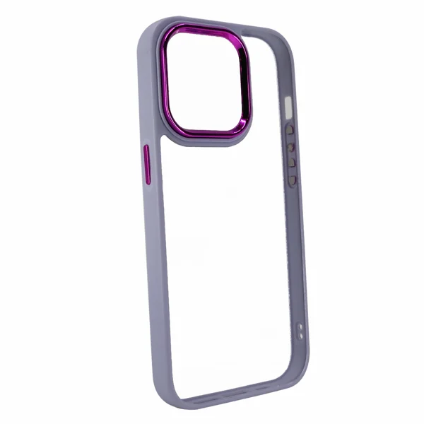Nettech Apple iPhone 14 Pro Uyumlu Soft Akrilik Seri Arka Koruma Kılıf (Lila) NT-97708 - 2