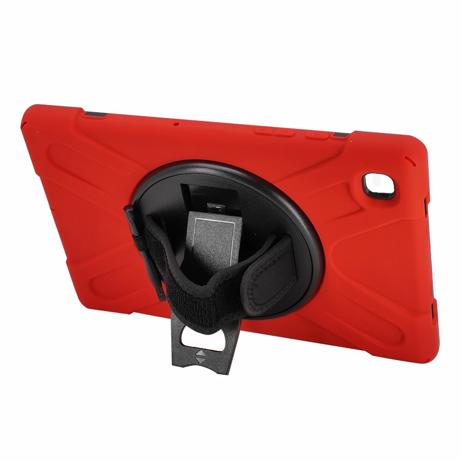 Nettech Samsung Galaxy Tab A7 SM-T500 10.4 inç Uyumlu Sport Seri Arka Koruma (Kırmızı) NT-95974