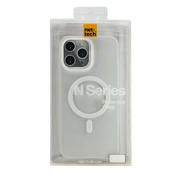 Nettech Apple iPhone 15 Pro Max Uyumlu NT-N010 Slim Magsafe Arka Koruma Kılıf (Beyaz) NT-104511 - 3