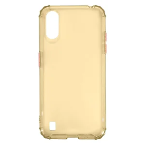 Nettech Samsung Galaxy A01 Uyumlu Neptün Seri Arka Koruma Kılıf (Gold) NT-83157