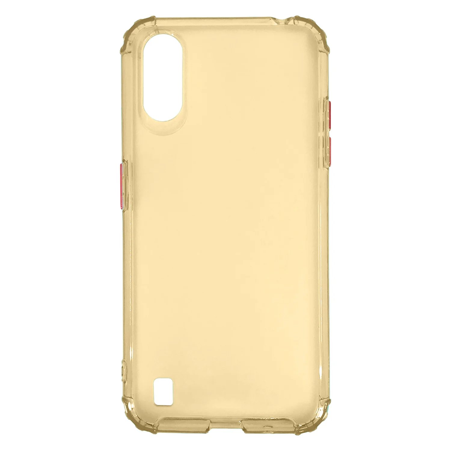 Nettech Samsung Galaxy A01 Uyumlu Neptün Seri Arka Koruma Kılıf (Gold) NT-83157