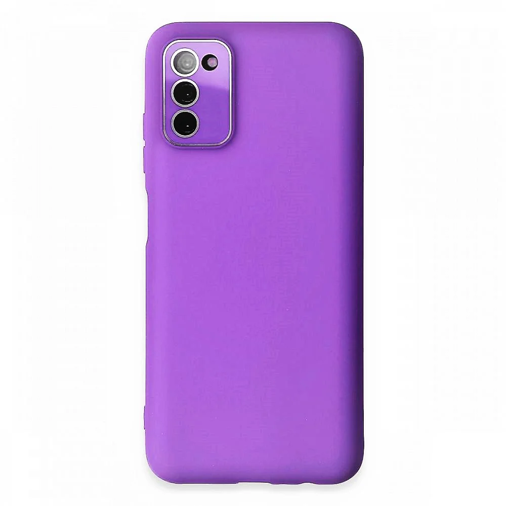 Nettech Samsung Galaxy A03S Uyumlu Nano Arka Koruma Kılıf (Mor) NT-94071